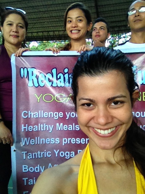 Arrived late for yoga so we only did an hour of the 5 hour yogathon