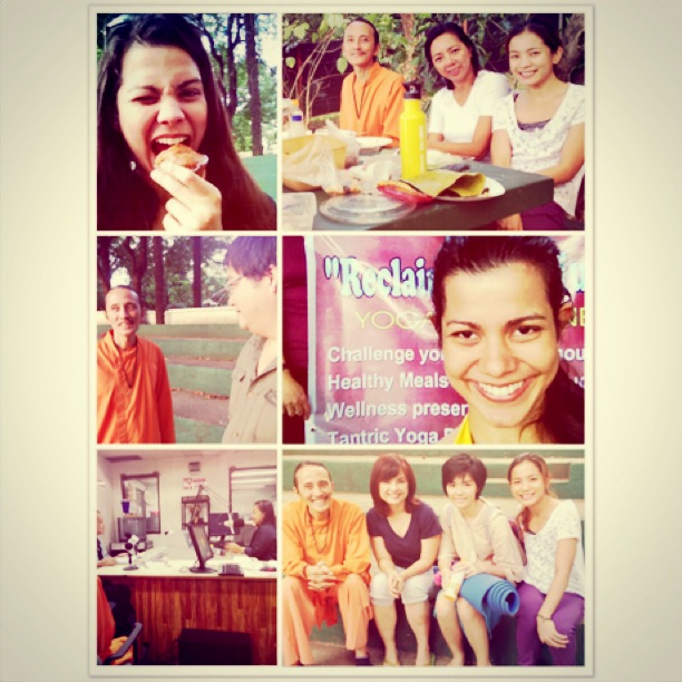 Eat. Laugh. Pray.A day's worth of vegan munchies, meditation, 