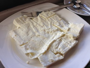 Organic Kesong Puti (White cheese) curd from full cream BADACO produced milk