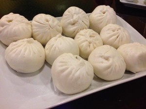 Spinach Mushroom bun, basically whats in the Gyoza but in a Bun