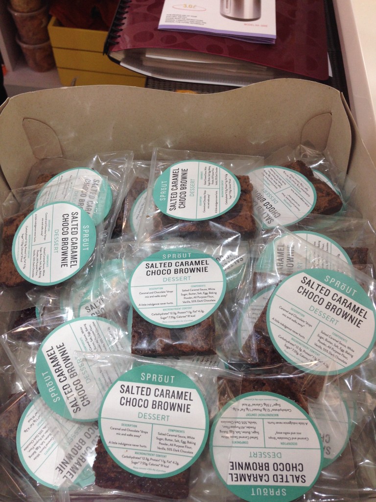 Just arrived! Salted Chocolate brownies.