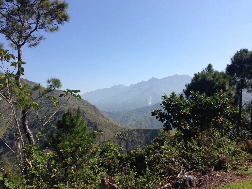 Sleeping beauty, the mountain that takes the shape of a maiden