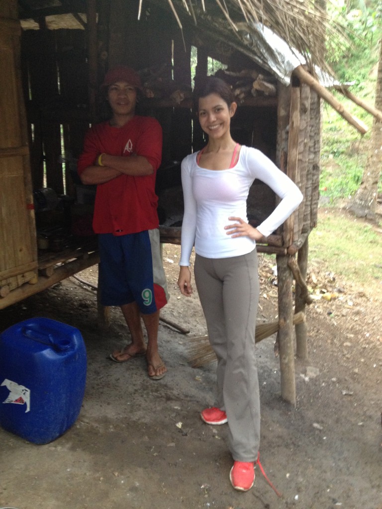 Coconut vendors camping mid-way to trade with mountaineers and visitors. They were even brewing coffee!
